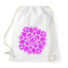 PRINTFASHION Rózsaszín mandala - Sportzsák, Tornazsák - Fehér tornazsák