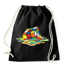 PRINTFASHION Rubik Kocka - Sportzsák, Tornazsák - Fekete tornazsák