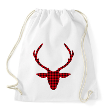 PRINTFASHION Rudolf - Sportzsák, Tornazsák - Fehér tornazsák