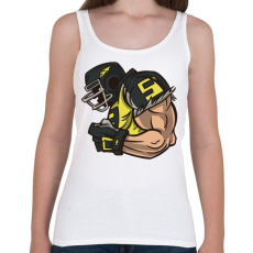 PRINTFASHION Rugby játékos - Női atléta - Fehér