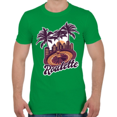 PRINTFASHION Rulett - Férfi póló - Zöld