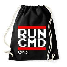 PRINTFASHION RUN CMD - Sportzsák, Tornazsák - Fekete tornazsák
