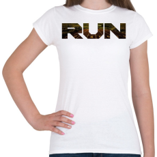 PRINTFASHION RUN - Női póló - Fehér