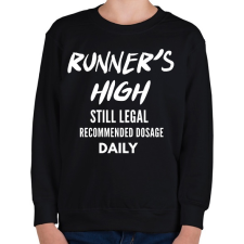 PRINTFASHION RUNNER'S2 - Gyerek pulóver - Fekete gyerek pulóver, kardigán