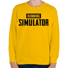 PRINTFASHION Running simulator - Gyerek pulóver - Sárga gyerek pulóver, kardigán