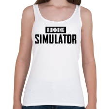 PRINTFASHION Running simulator - Női atléta - Fehér női trikó