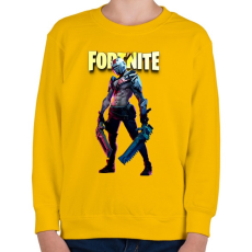 PRINTFASHION Rust Lord Fortnite - Gyerek pulóver - Sárga