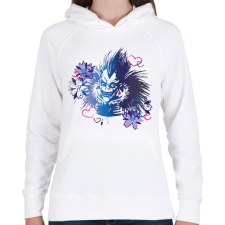 PRINTFASHION Ryuk - Női kapucnis pulóver - Fehér női pulóver, kardigán