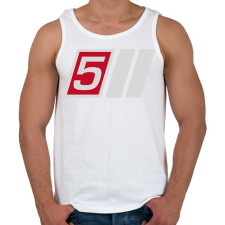 PRINTFASHION s5 - Férfi atléta - Fehér atléta, trikó