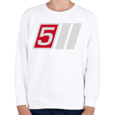 PRINTFASHION s5 - Gyerek pulóver - Fehér
