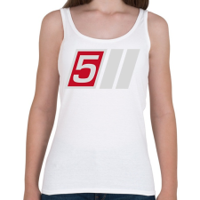 PRINTFASHION s5 - Női atléta - Fehér női trikó