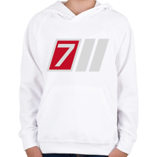 PRINTFASHION S7 - Gyerek kapucnis pulóver - Fehér gyerek pulóver, kardigán