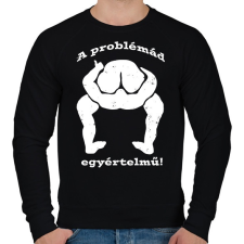 PRINTFASHION S*ggfej - Férfi pulóver - Fekete férfi pulóver, kardigán