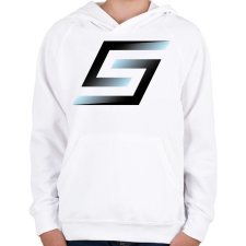 PRINTFASHION S - Gyerek kapucnis pulóver - Fehér gyerek pulóver, kardigán