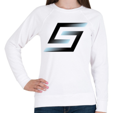 PRINTFASHION S - Női pulóver - Fehér