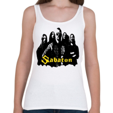 PRINTFASHION sabaton - Női atléta - Fehér női trikó