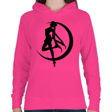 PRINTFASHION Sailor moon - Női kapucnis pulóver - Fukszia női pulóver, kardigán