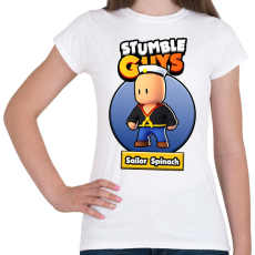 PRINTFASHION Sailor Spinach - Női póló - Fehér