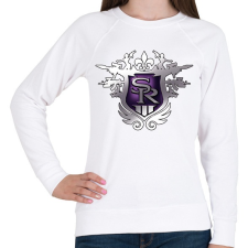 PRINTFASHION Saints Row logo - Női pulóver - Fehér női pulóver, kardigán