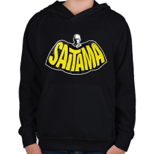 PRINTFASHION Saitama - Gyerek kapucnis pulóver - Fekete gyerek pulóver, kardigán