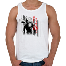 PRINTFASHION Saitama | Revenge GYM  - Férfi atléta - Fehér