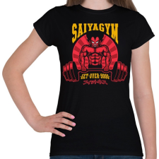 PRINTFASHION Saiyagym - Női póló - Fekete női póló
