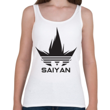 PRINTFASHION Saiyan - Női atléta - Fehér női trikó