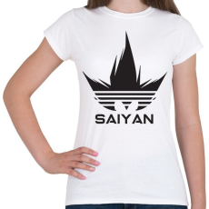 PRINTFASHION Saiyan - Női póló - Fehér