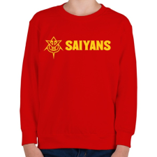 PRINTFASHION SAIYANS - Gyerek pulóver - Piros gyerek pulóver, kardigán