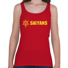 PRINTFASHION SAIYANS - Női atléta - Cseresznyepiros