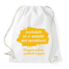 PRINTFASHION Sajnálom - Ápolónő - Sportzsák, Tornazsák - Fehér tornazsák