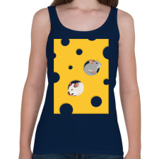 PRINTFASHION Sajt - Női atléta - Sötétkék női trikó