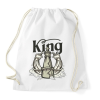 PRINTFASHION Sakk - a király  - Sportzsák, Tornazsák - Fehér