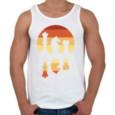 PRINTFASHION Sakk - Férfi atléta - Fehér