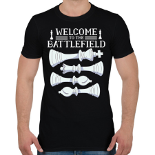 PRINTFASHION Sakk - Férfi póló - Fekete férfi póló