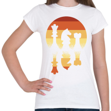 PRINTFASHION Sakk - Női póló - Fehér női póló