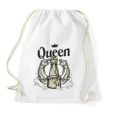 PRINTFASHION Sakk Queen - királynő - Sportzsák, Tornazsák - Fehér tornazsák