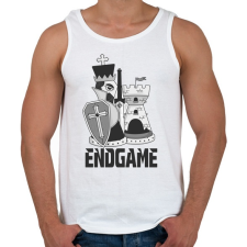 PRINTFASHION Sakk végjáték 1 - Férfi atléta - Fehér atléta, trikó