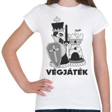 PRINTFASHION Sakk végjáték 2  - Női póló - Fehér
