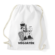 PRINTFASHION Sakk végjáték 2  - Sportzsák, Tornazsák - Fehér tornazsák