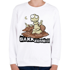 PRINTFASHION Sakk Zombie - Gyerek pulóver - Fehér gyerek pulóver, kardigán