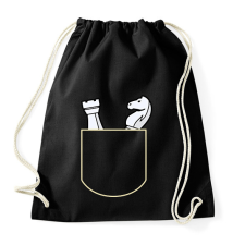 PRINTFASHION Sakk zseb - Sportzsák, Tornazsák - Fekete tornazsák