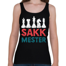 PRINTFASHION Sakkmester 2 - Női atléta - Fekete