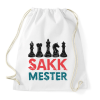 PRINTFASHION Sakkmester - Sportzsák, Tornazsák - Fehér