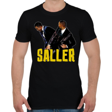 PRINTFASHION Saller - Férfi póló - Fekete