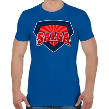 PRINTFASHION SALSA 2 - Férfi póló - Királykék férfi póló