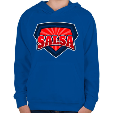 PRINTFASHION SALSA 2 - Gyerek kapucnis pulóver - Királykék gyerek pulóver, kardigán