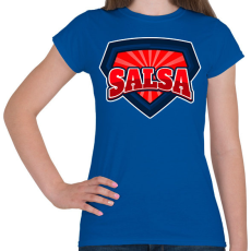 PRINTFASHION SALSA 2 - Női póló - Királykék