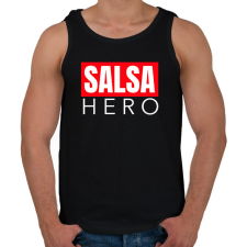 PRINTFASHION SALSA HERO - Férfi atléta - Fekete atléta, trikó