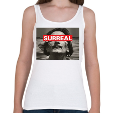 PRINTFASHION Salvador Dalí - Surreal - Női atléta - Fehér női trikó